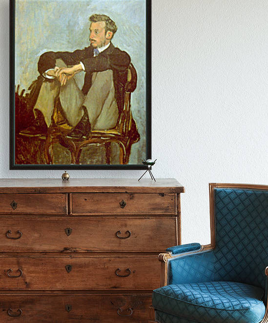 Renoir by Bazille