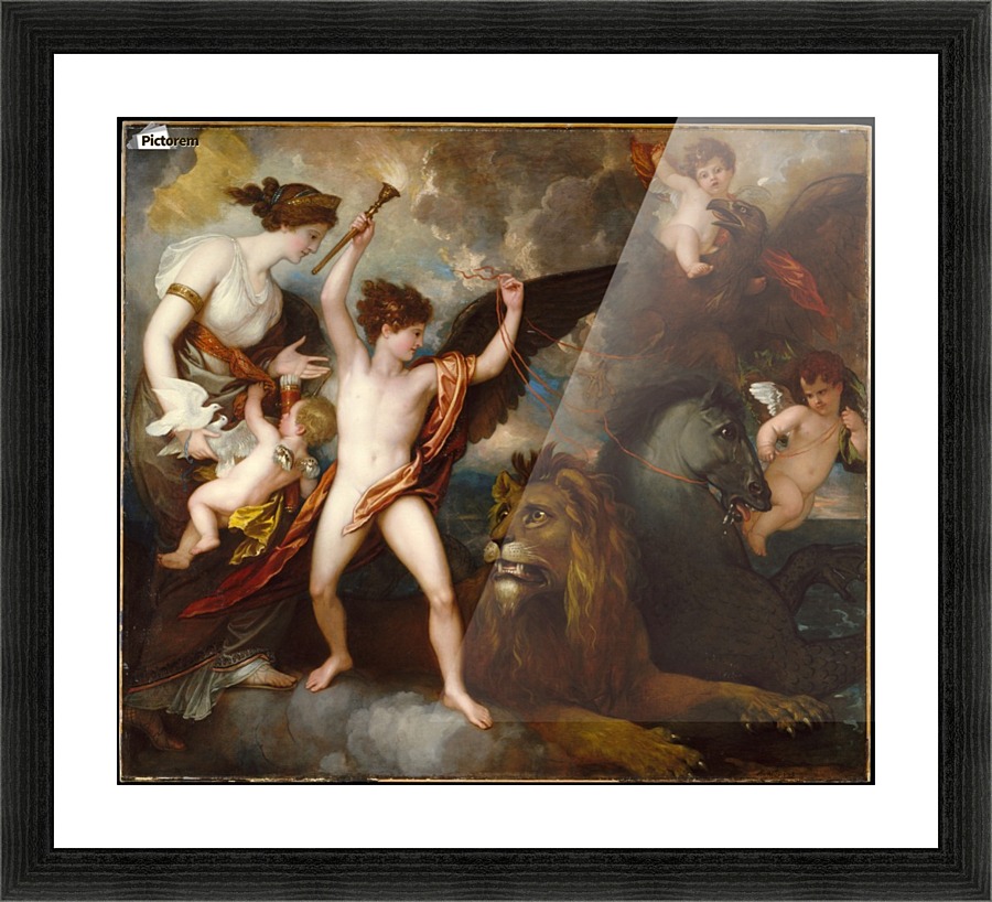 Omnia Vincit Amor Picture Frame print
