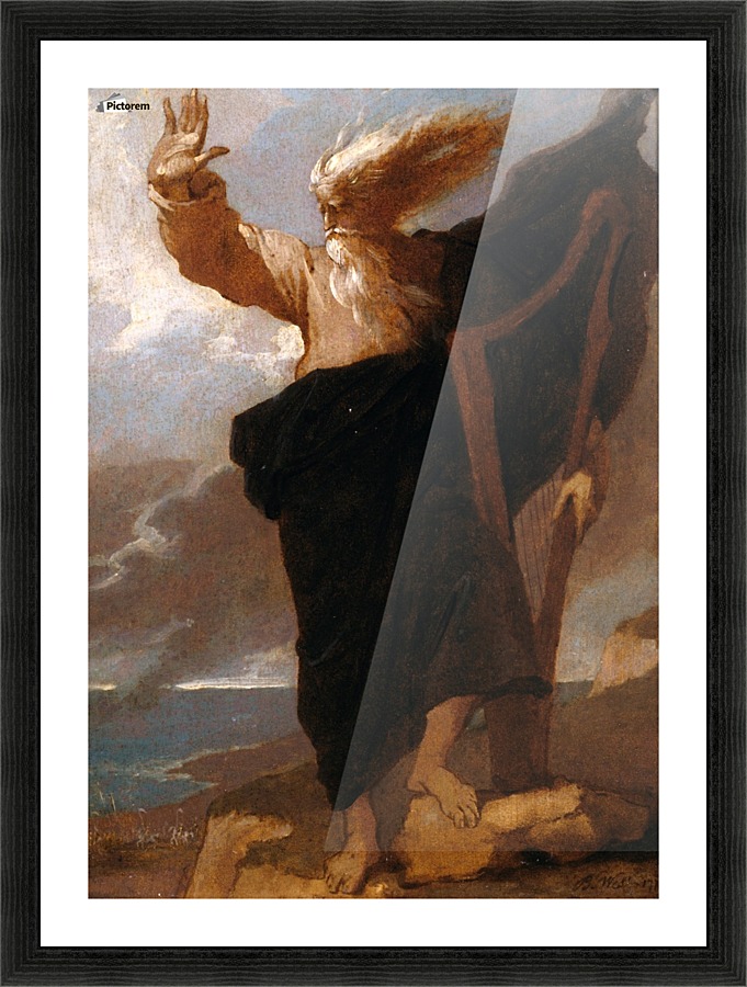 The bard Picture Frame print