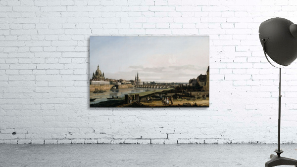Dresden vom rechten Elbufer Wall Preview