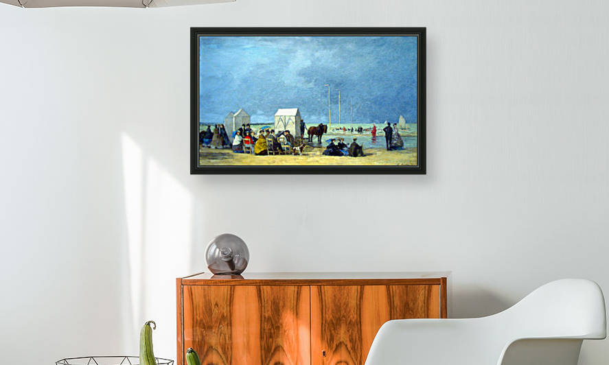 Bathing Time at Deauville by Boudin