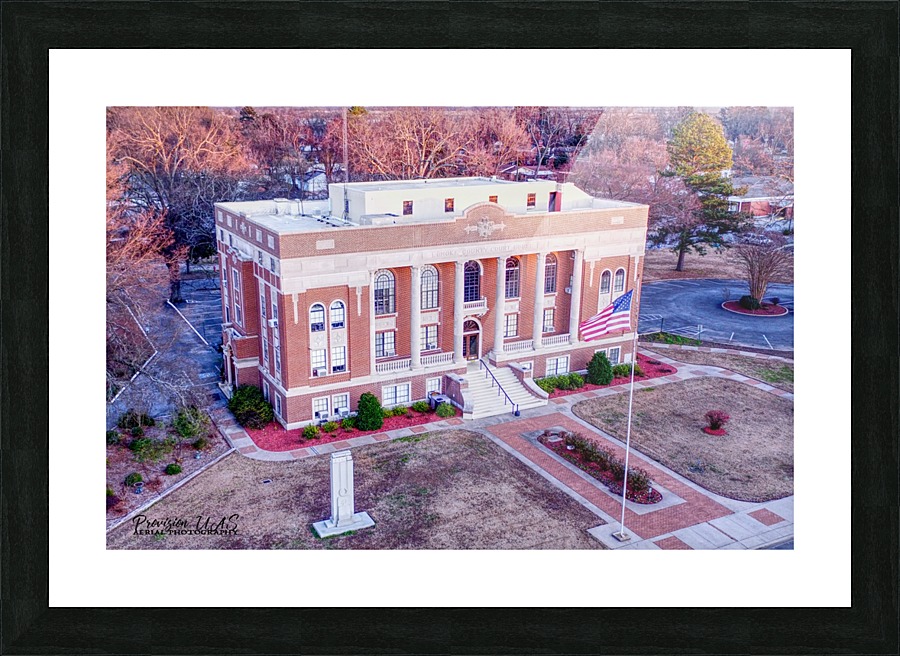 Lonoke AR | Courthouse Render Picture Frame print