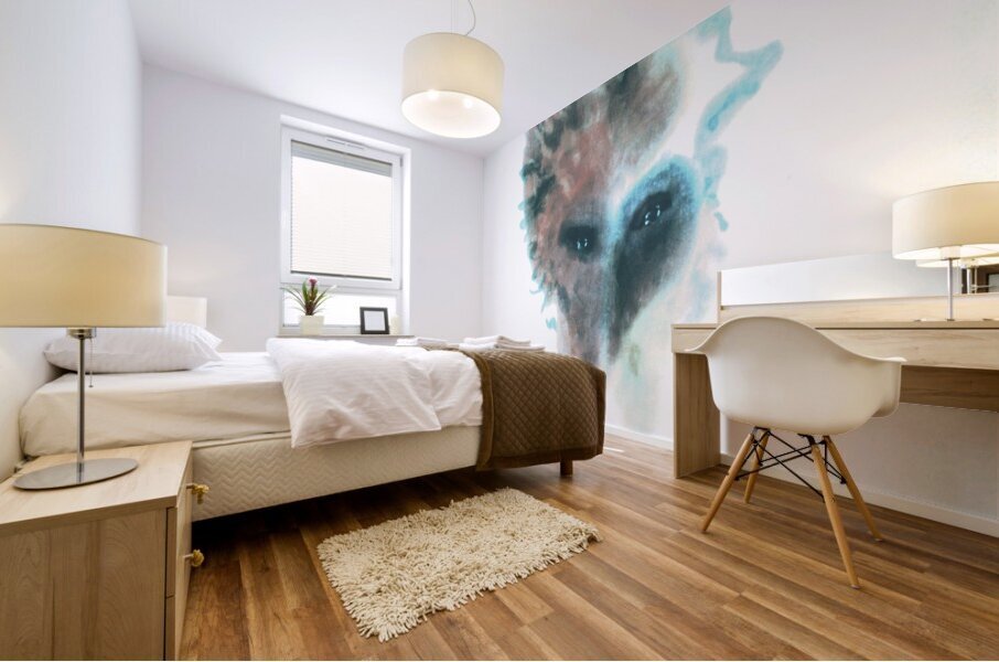  Blue McWolf 6 Mural print