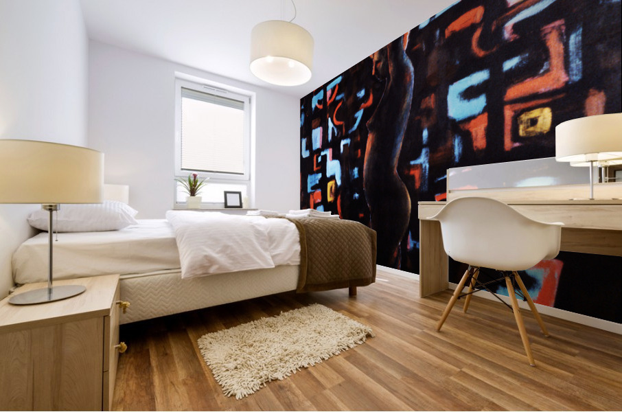 DONEAlphabetTree Mural print