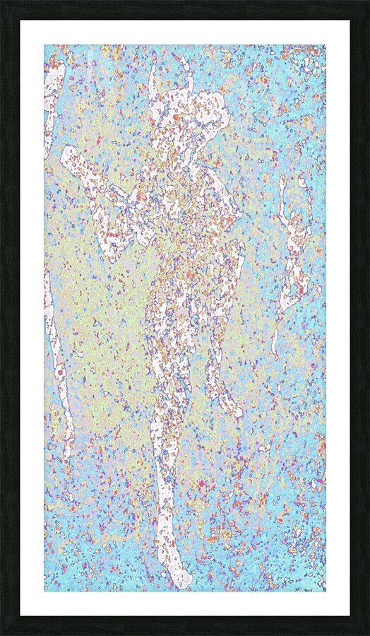    Two Long musicians 35 copy Picture Frame print