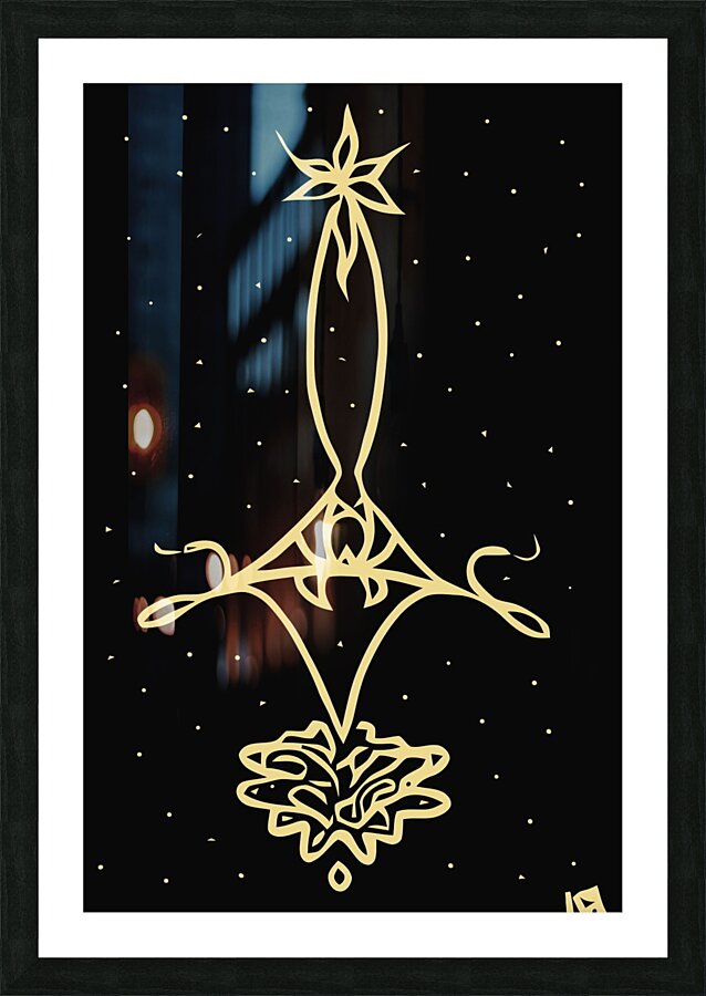 Spiderdrop Picture Frame print