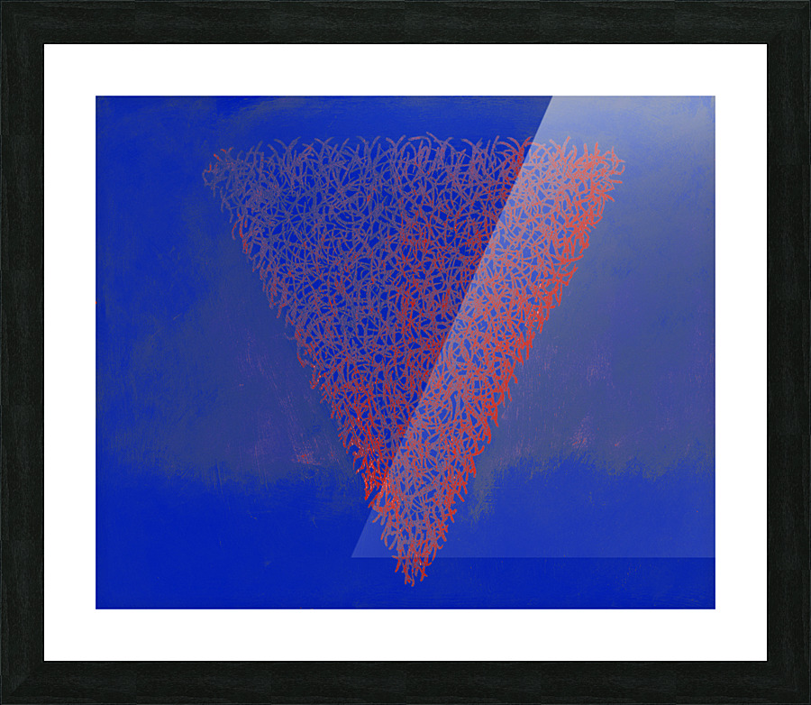     Triangle Monolith 167 copy 7 Picture Frame print