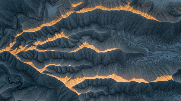 Badlands Utah | Sunrise Aerial Photography Digital Download