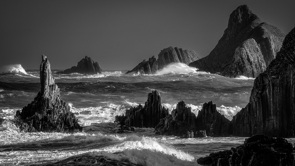 Power of Nature Asturias Black and White Digital Download