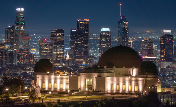 Griffith Observatory | City Lights Wall Art Digital Download
