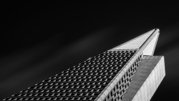 Transamerica Pyramid | San Francisco Black and White Digital Download