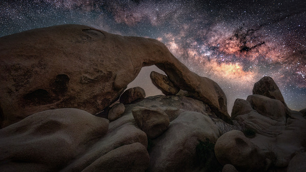 Milky Way Over Arch Rock | Joshua Tree Téléchargement Numérique