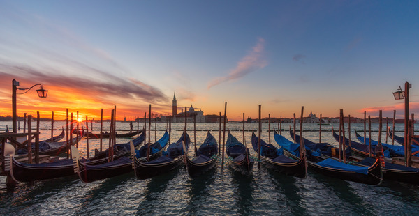 The Gondolas of Venice Digital Download