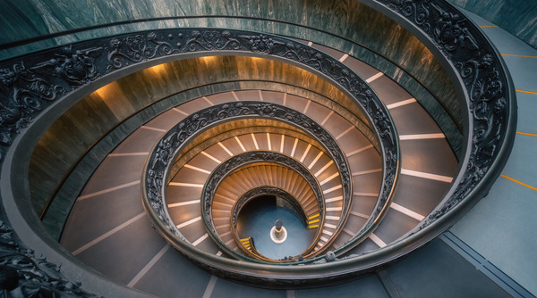 Vatican Spiral Stairs Digital Download