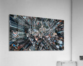Metropolis 2024 | Aerial Grid of Hong Kong Central Acrylic Print