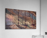 Factory Butte Utah | Erosion and Texture in Desert Landscape Impression acrylique