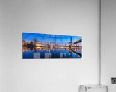 Brooklyn and Manhattan Bridges | New York City Panorama Wall Art Acrylic Print