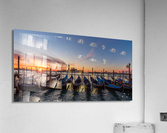 The Gondolas of Venice Acrylic Print