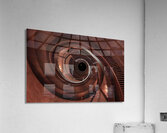 Spiral Staircase Osaka Architectural Print Impression acrylique