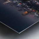 Los Angeles Cityscape | Night View with Iconic Palms Impression metal