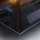 Gritty Cityscape | Chicago Wall Art Metal print