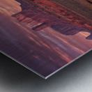 Sunset Over Monument Valley | Landscape Impression metal