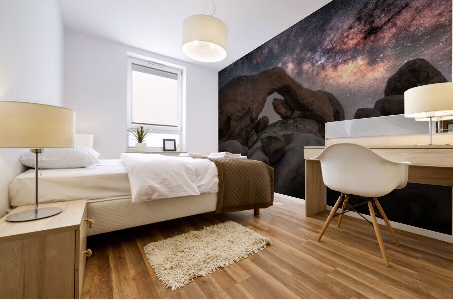 Milky Way Over Arch Rock | Joshua Tree Impression murale