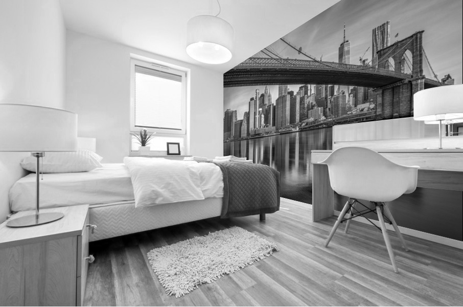 From Brooklyn to Manhattan Mural print