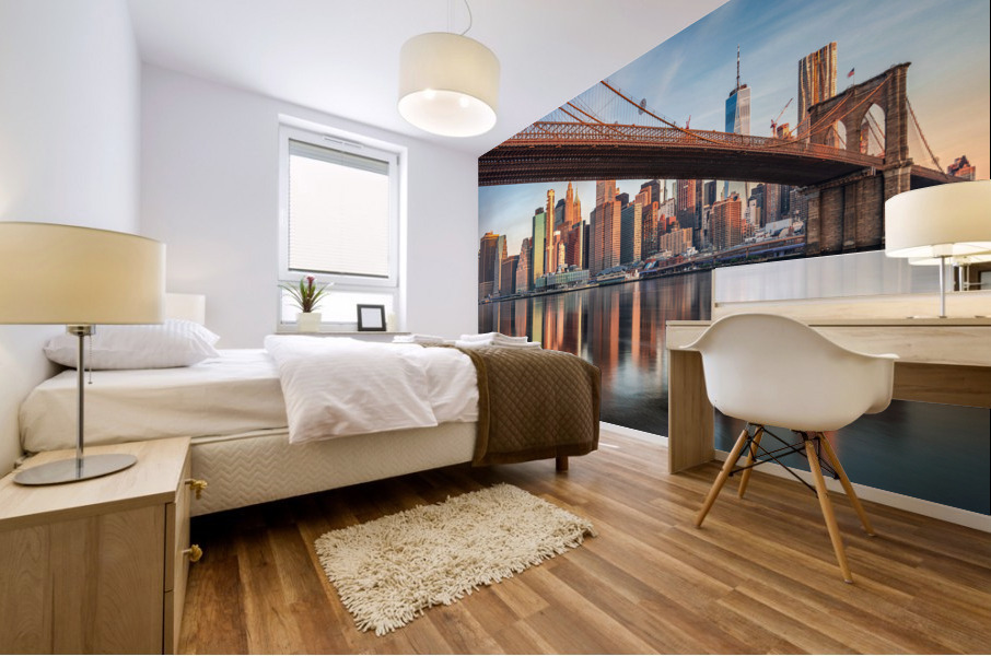 Manhattan Skyline  Mural print