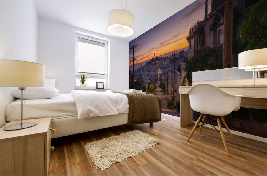Streets of San Francisco Mural print