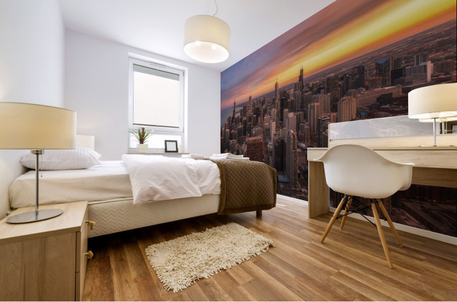 Chicago 360 Mural print
