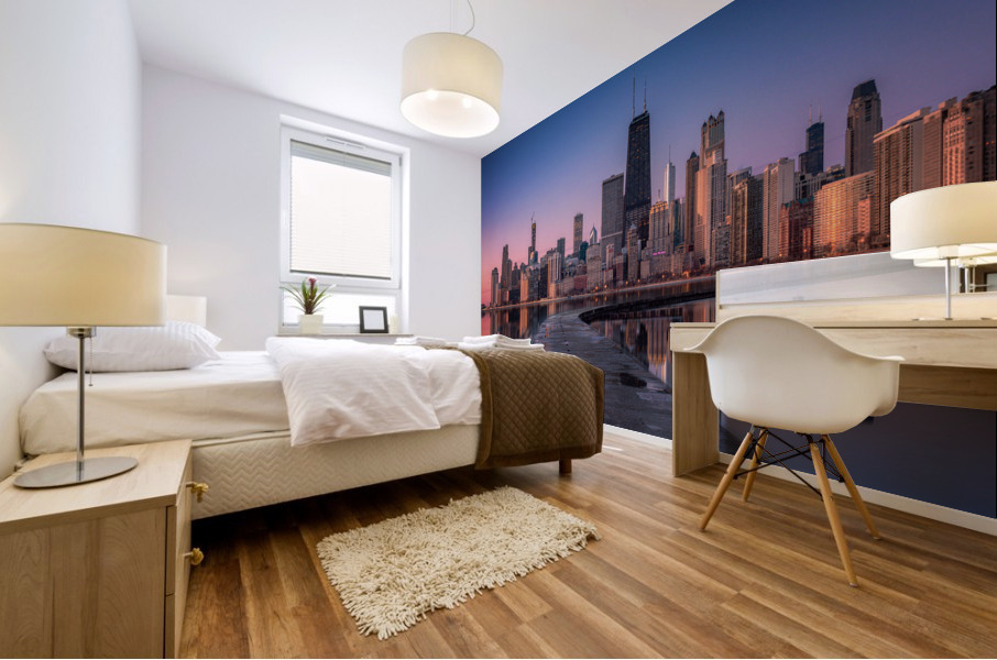 Chicago Illinois USA Mural print