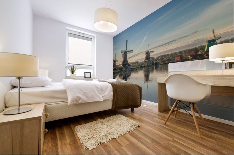 Dutch Windmills Zaanse Schans Mural print