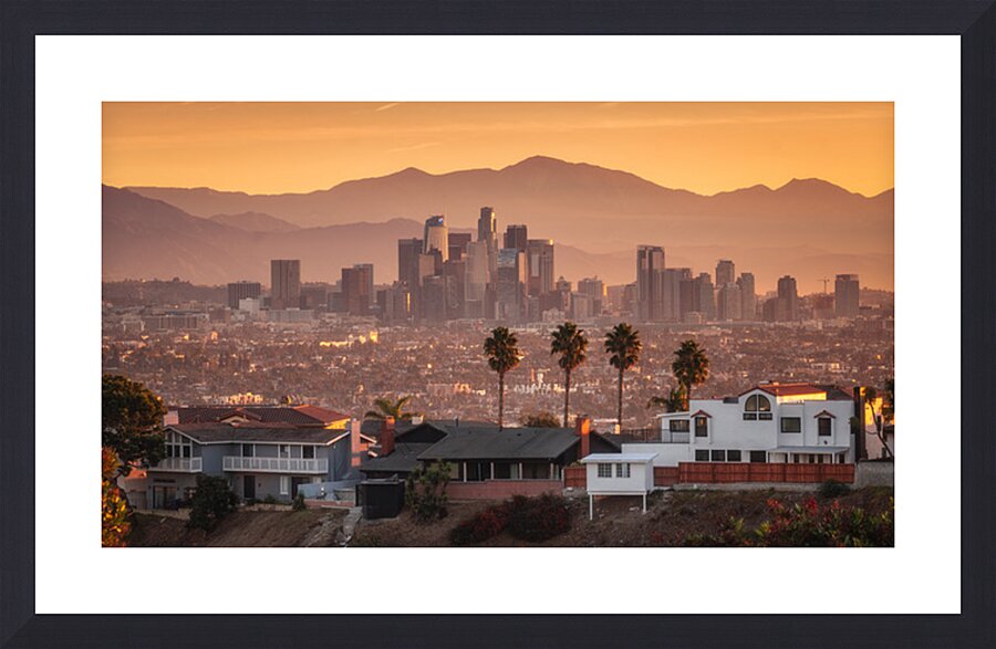 Downtown Los Angeles Morning Light Picture Frame print