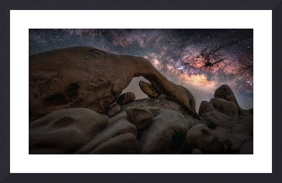 Milky Way Over Arch Rock | Joshua Tree Impression et Cadre photo