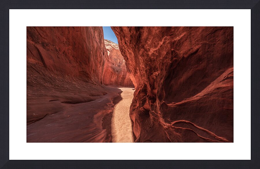 Winding Canyon Passage | Leprechaun Canyon Landscape Print Picture Frame print