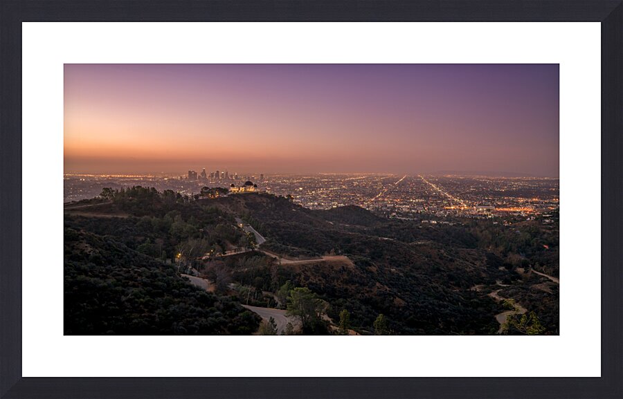 Griffith Observatory Los Angeles Impression et Cadre photo