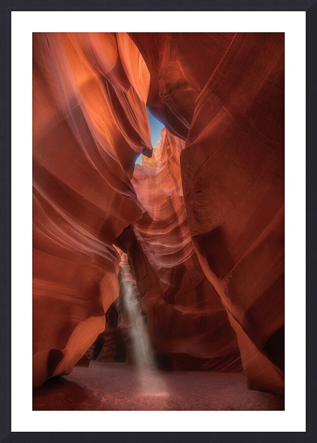 Last Light Upper Antelope Canyon Picture Frame print