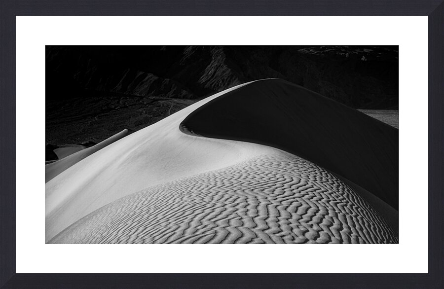 Mesquite Flatdunes Death Valley National Park Impression et Cadre photo