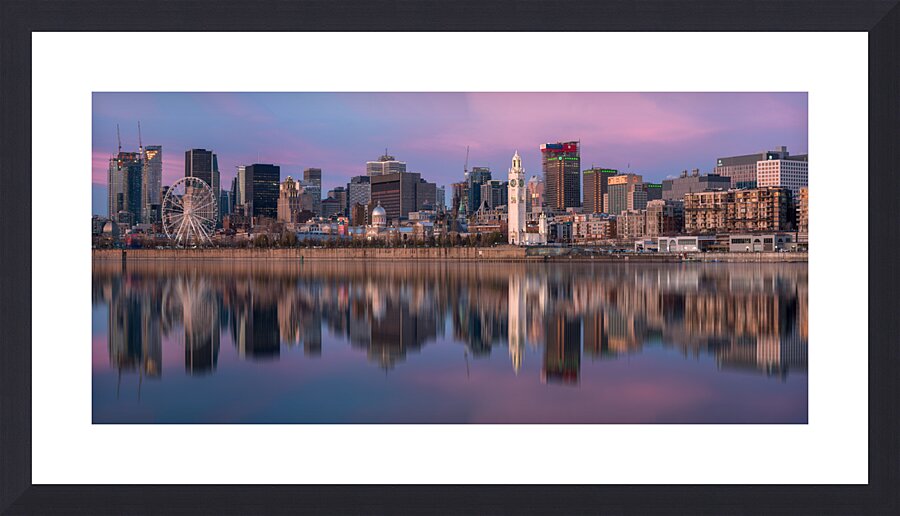 Montreal Panorama Picture Frame print