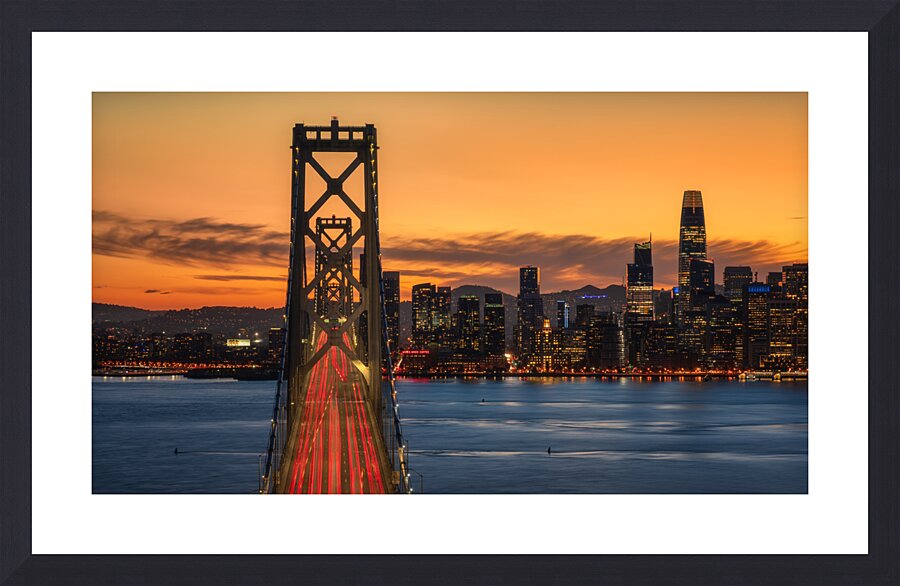 San Francisco Treasure Impression et Cadre photo