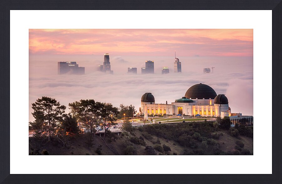 L.A. on Clouds Impression et Cadre photo