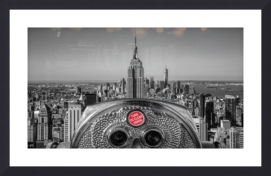 Manhattan Classic | Empire State View Impression et Cadre photo