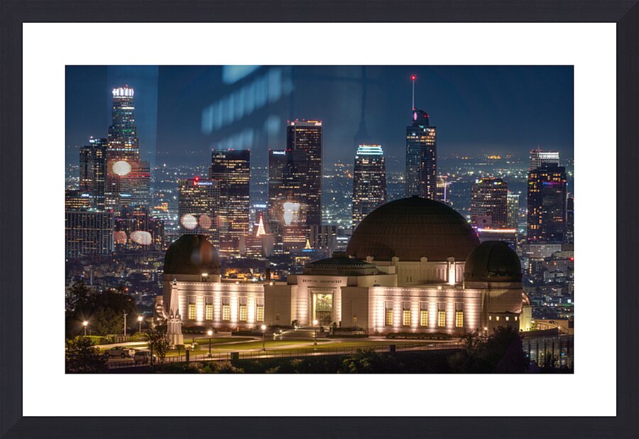 Griffith Observatory | City Lights Wall Art Picture Frame print
