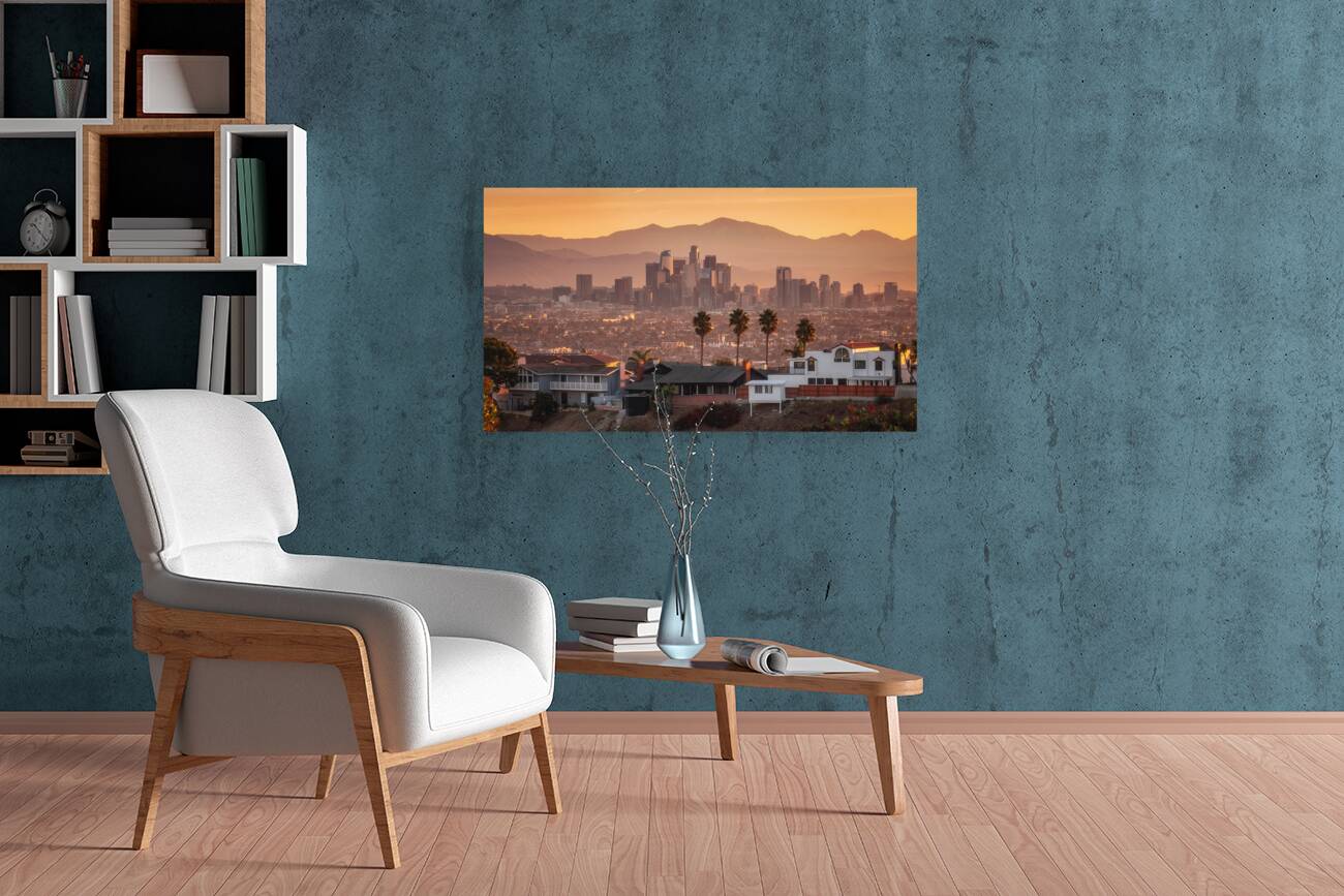 Downtown Los Angeles Morning Light Reproduction