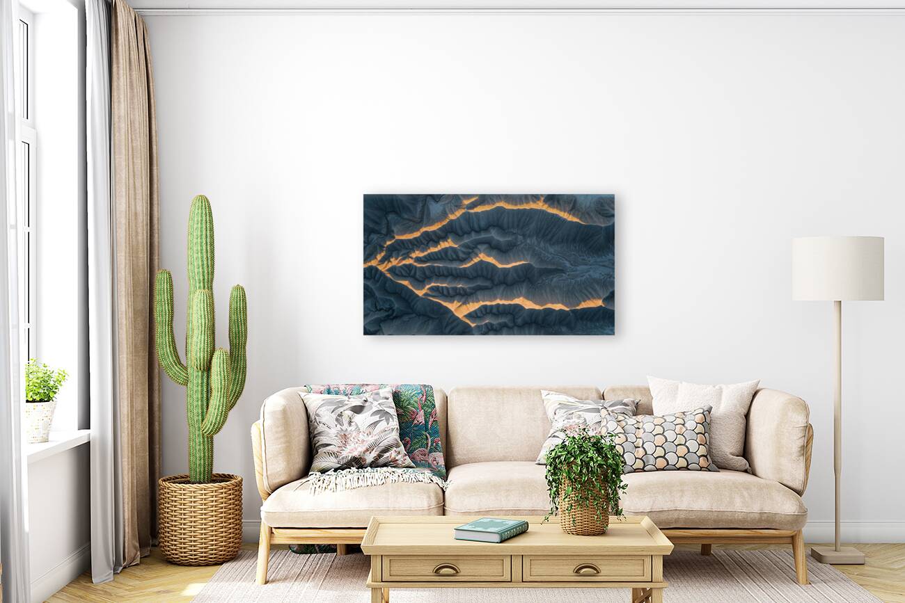 Badlands Utah | Sunrise Aerial Photography Reproduction