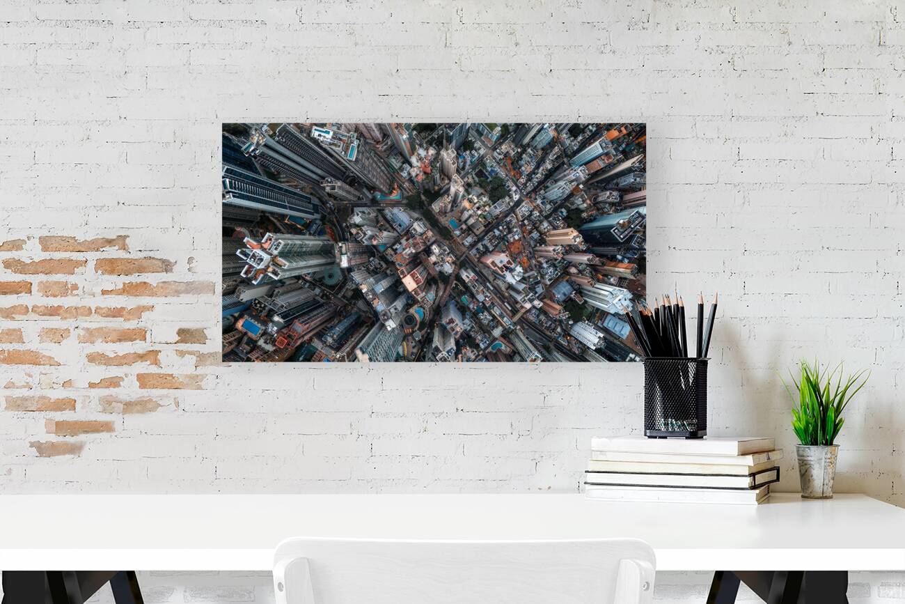 Metropolis 2024 | Aerial Grid of Hong Kong Central Reproduction