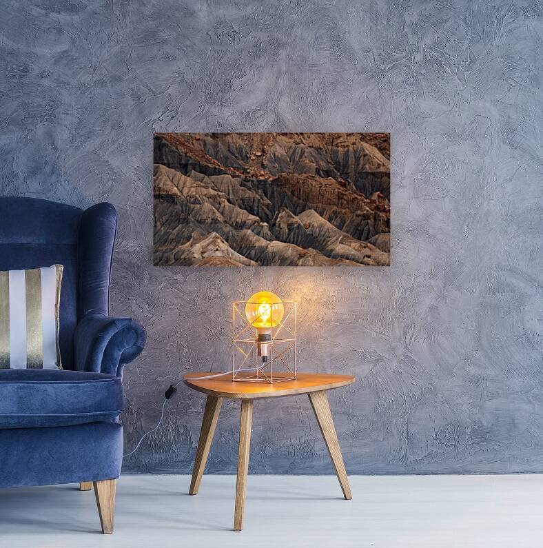 Factory Butte Utah | Erosion and Texture in Desert Landscape Reproduction