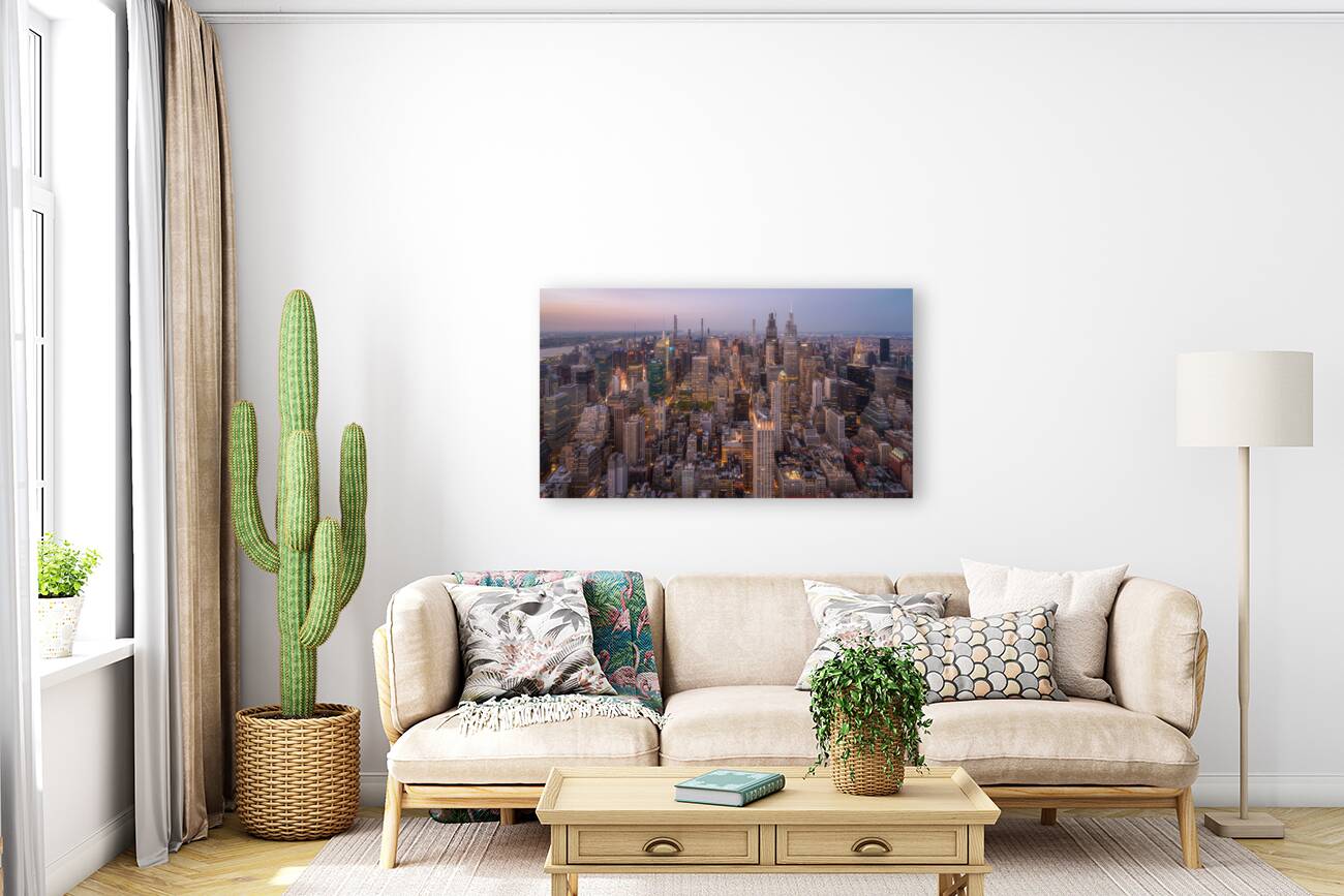 Empire State Building at Twilight | Manhattan Cityscape Photography Reproduction