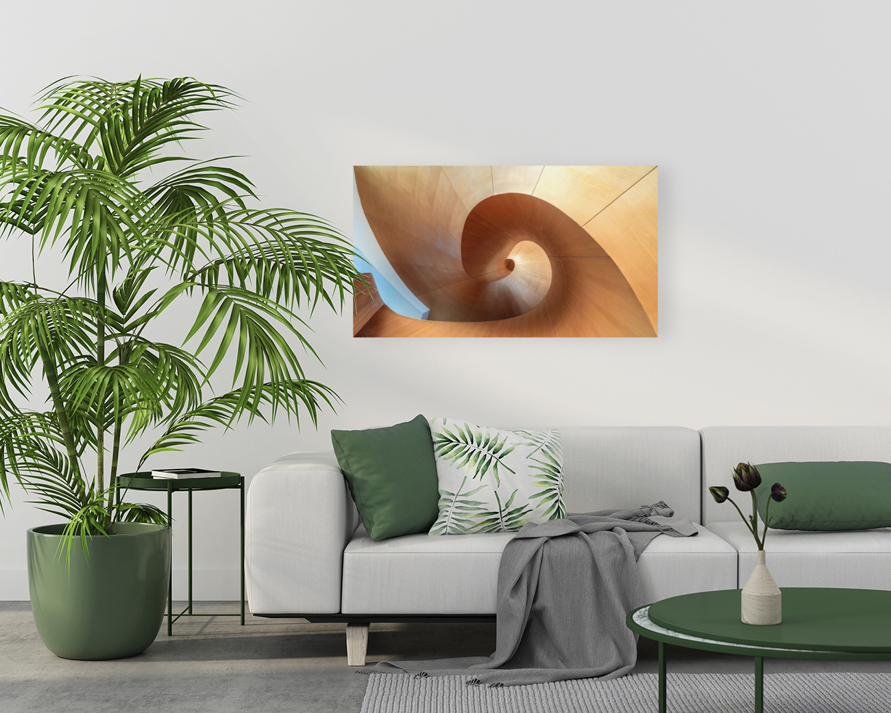 Modern Spirail Stairs Reproduction